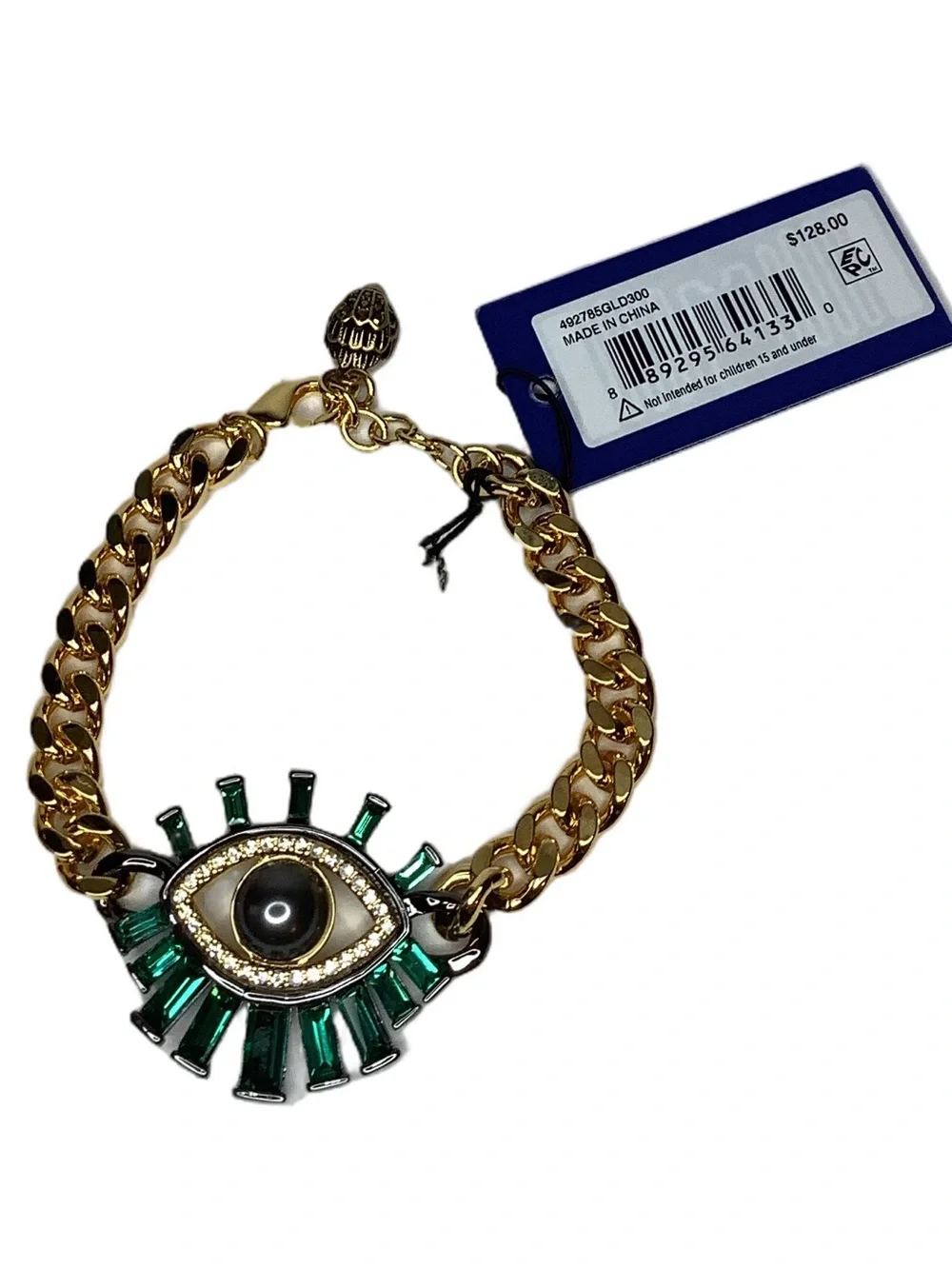 Kurt Geiger London Large Pave’ Evil Eye Bracelet New